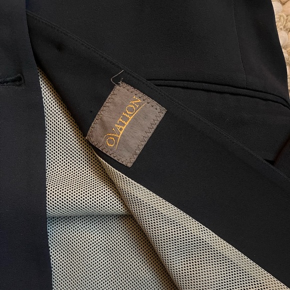 Ovation Kids’ Show Coat Tech Mesh - Navy - 16R - Picture 7 of 8